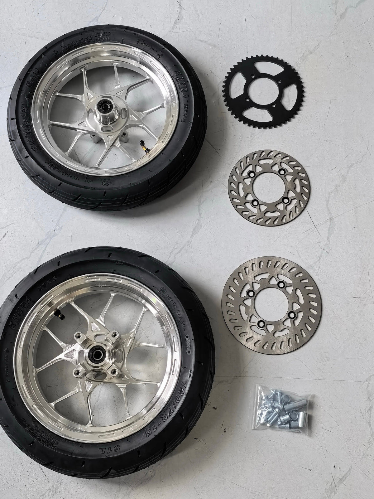 CNC Chrome Tuttio/Yozma Supermoto Set