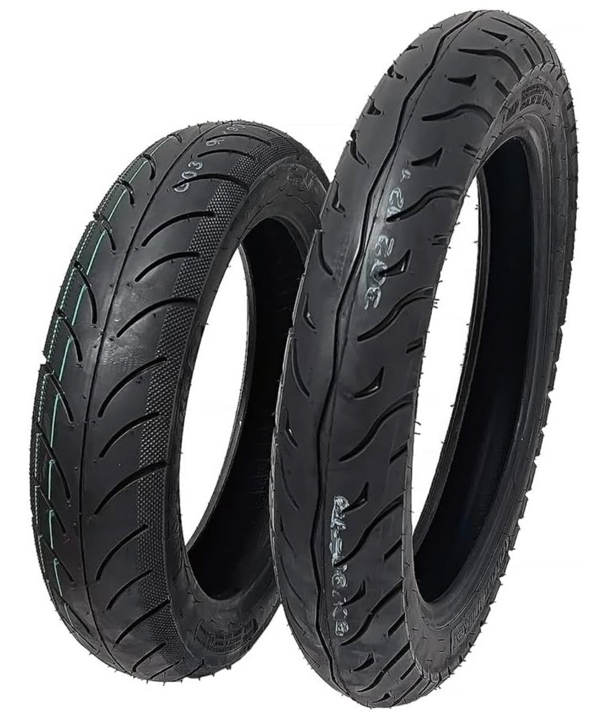 Upgraded 14/12 Street Tire Set (STOCK WHEELS)
